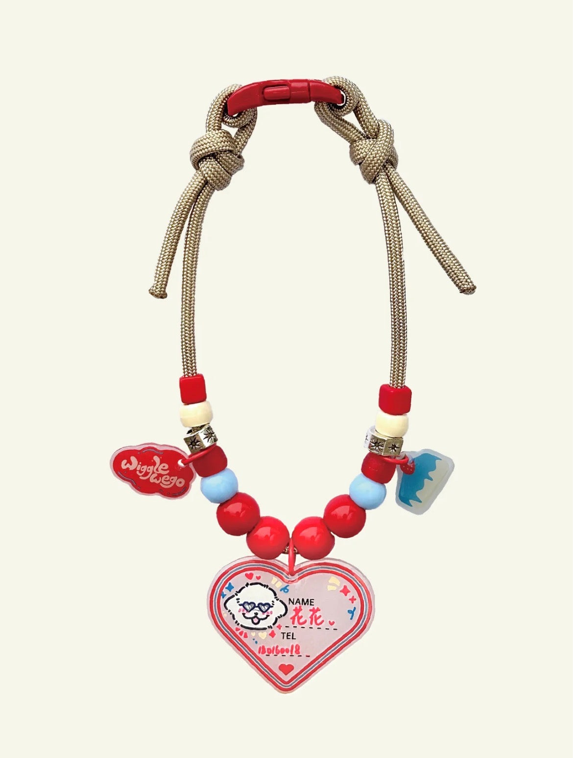 PawsCube - π"Custom Pet ID Necklace - City Series"